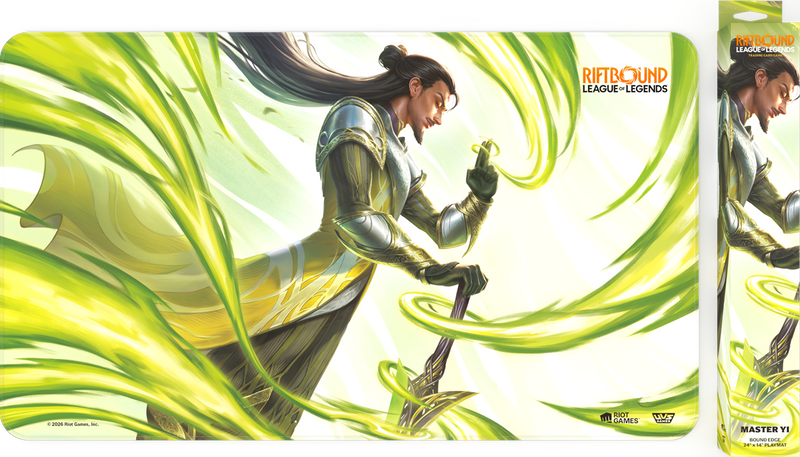Riftbound League of Legends Trading Card Game Playmat Unleashed Master Yi