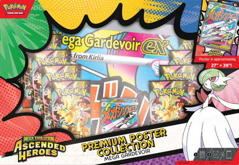 [Pre-Order] Mega Evolution Ascended Heroes Premium Poster Collection Mega Gardevoir