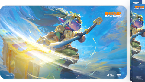 Riftbound League of Legends Trading Card Game Playmat Unleashed Poppy