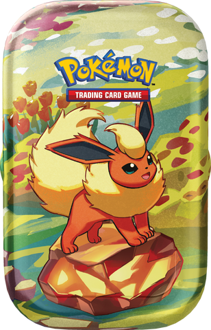 Scarlet & Violet Prismatic Evolutions Mini Tin Flareon
