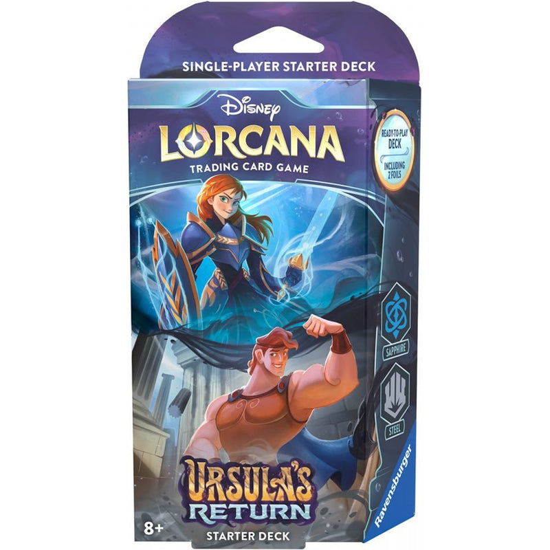 [Shipping Starts May 31st/In Store Pickup Now] Disney Lorcana Ursula's Return Starter Deck Sapphire & Steel