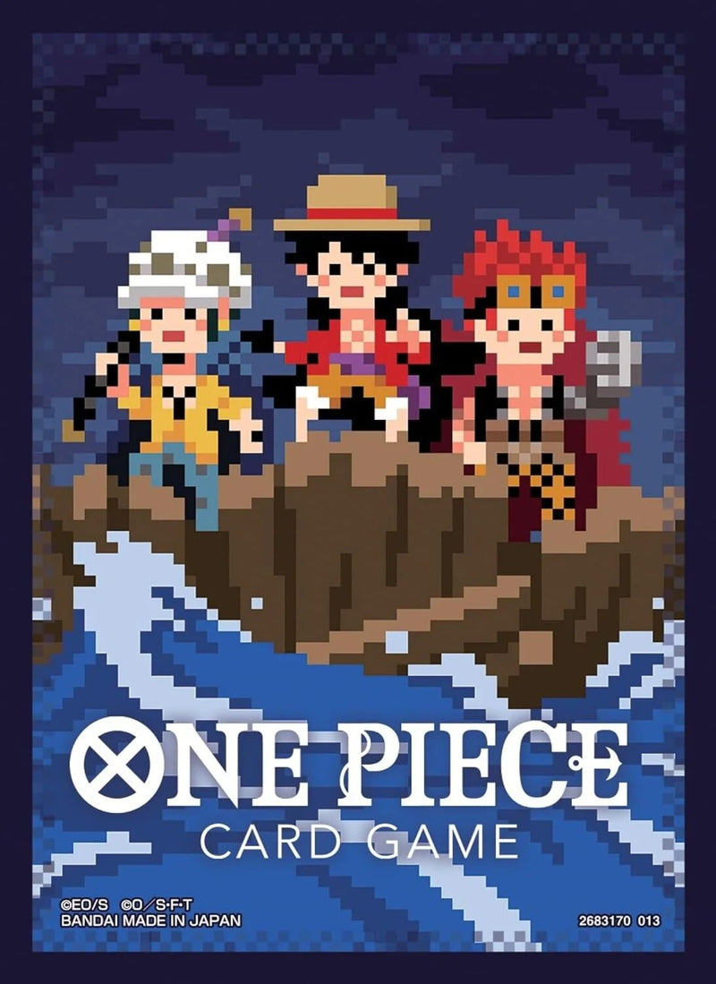 One Piece Card Game Set 6 Sleeves Pixel Three Captains