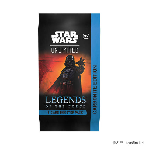Star Wars Unlimited Legends of the Force Carbonite Booster Pack