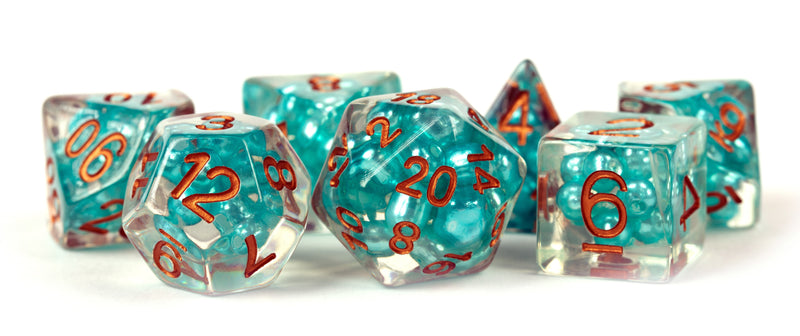 FanRoll Resin Pearl Teal with Copper 7-Die Set
