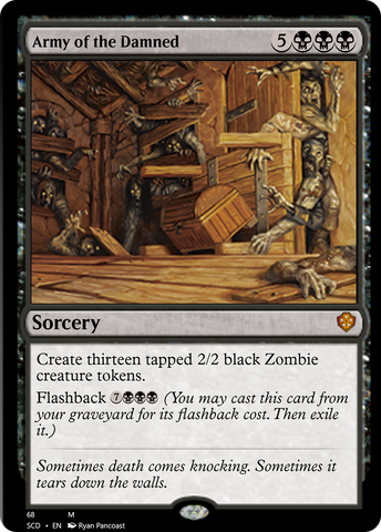 Army of the Damned (SCD-068) - Starter Commander Decks