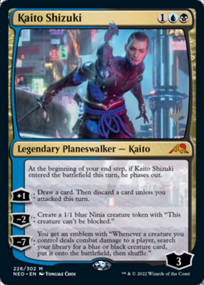 Kaito Shizuki (PPNEO-226) - Kamigawa: Neon Dynasty Promos