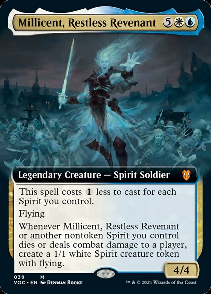 Millicent, Restless Revenant (Extended Art) (VOC-039) - Crimson Vow Commander: (Extended Art)