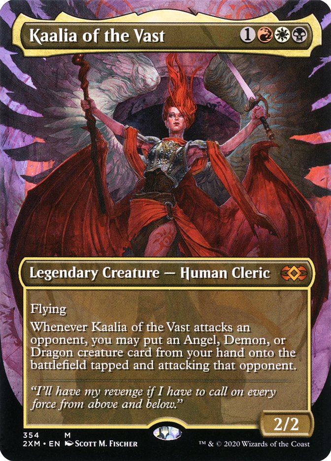 Kaalia of the Vast (Borderless) (2XM-354) - Double Masters (Borderless)