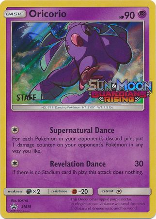 Oricorio - SM19 (Prerelease) [Staff] - SM Promos Holofoil