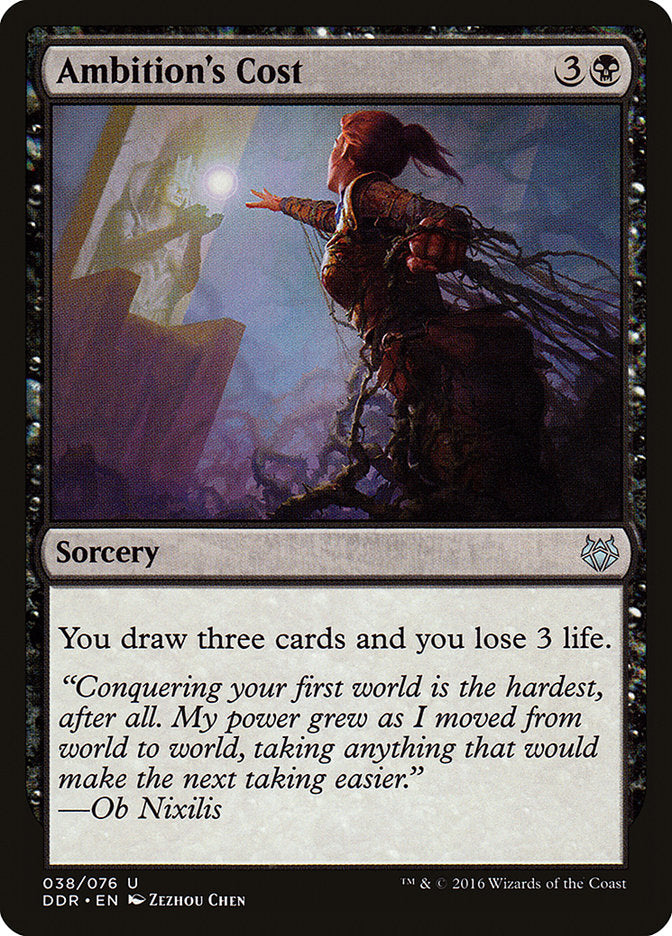 Ambition's Cost (DDR-038) - Duel Decks: Nissa vs. Ob Nixilis