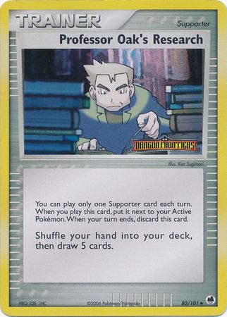 Professor Oak's Research/101 - Dragon Frontiers Reverse Holofoil