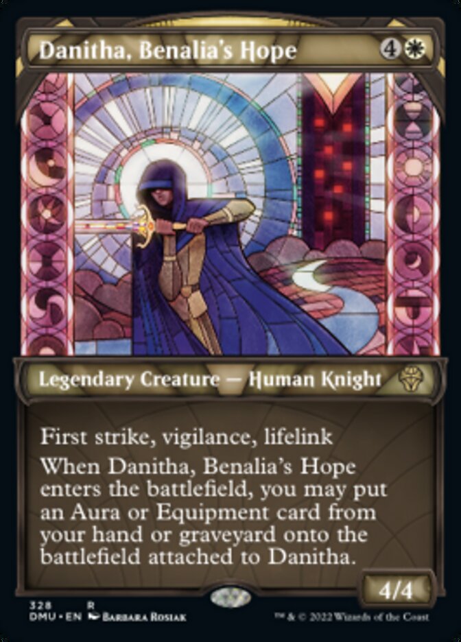 Danitha, Benalia's Hope (Textured Foil) (DMU-328) - Dominaria United: (Showcase) Foil