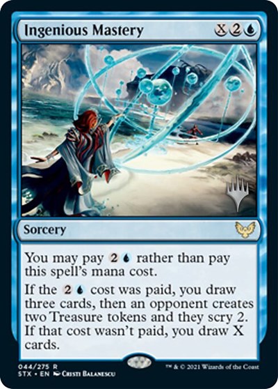 Ingenious Mastery (PPSTX-044) - Strixhaven: School of Mages Promos