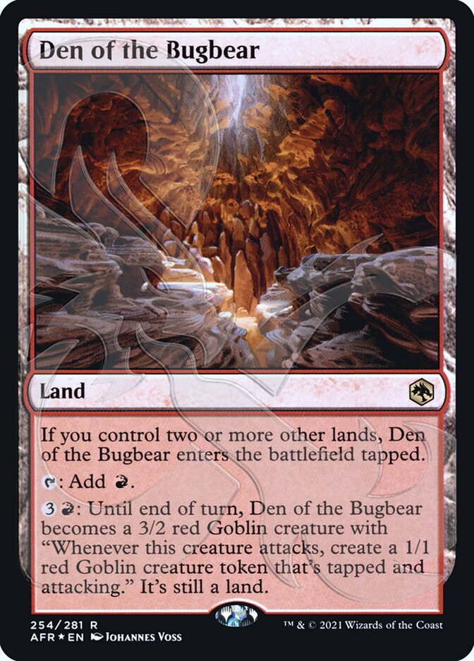 Den of the Bugbear (AFR&-254) - Adventures in the Forgotten Realms Promos Foil