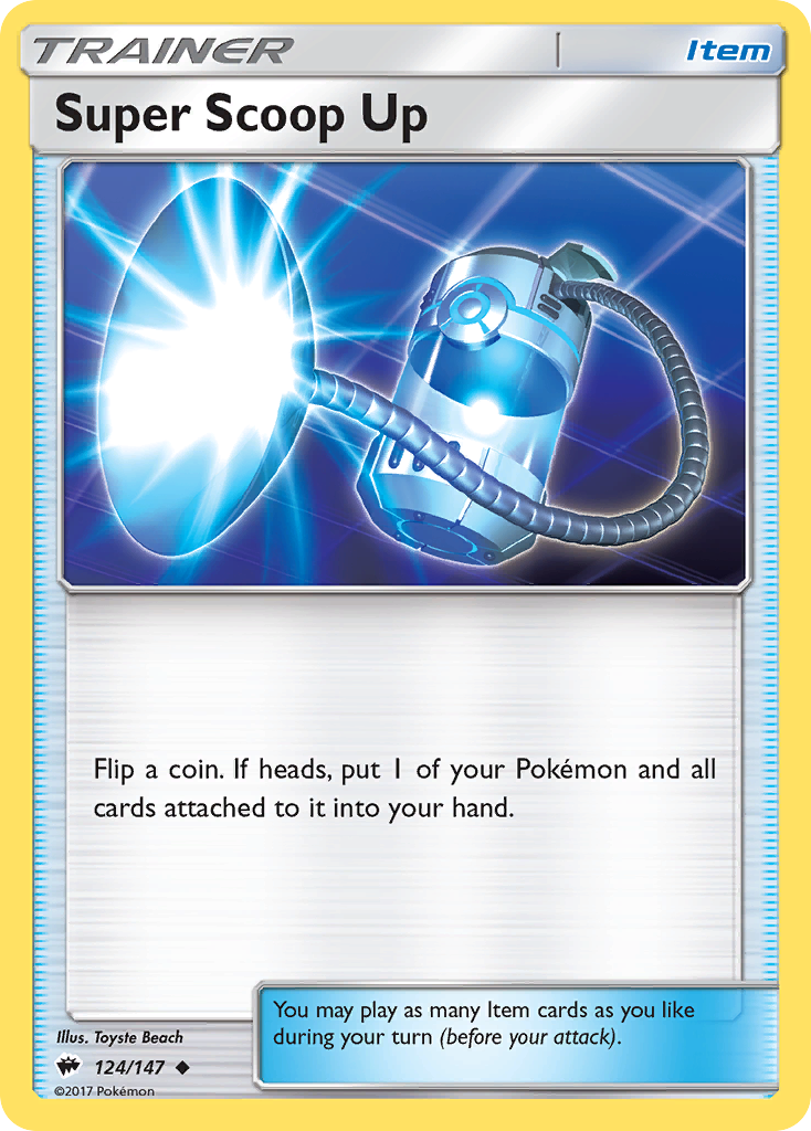 Super Scoop Up 124/147 - SM  Burning Shadows