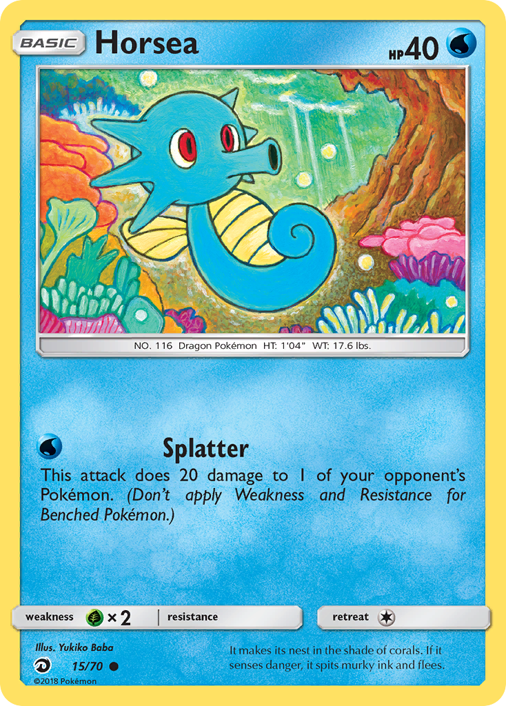 Horsea (15) 15/70 - Dragon Majesty
