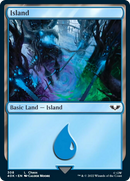 Island (308) (Surge Foil) (40K-308) - Warhammer 40,000 Commander Foil