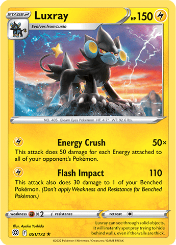 Luxray 51/172 - SWSH09 Brilliant Stars