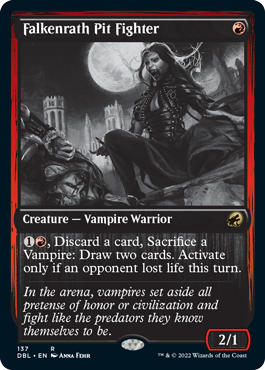 Falkenrath Pit Fighter (DBL-137) - Innistrad: Double Feature