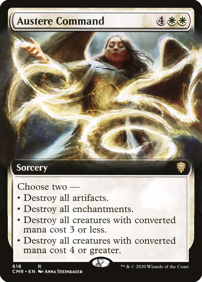 Austere Command (Extended Art) (CMR-618) - Commander Legends: (Extended Art)