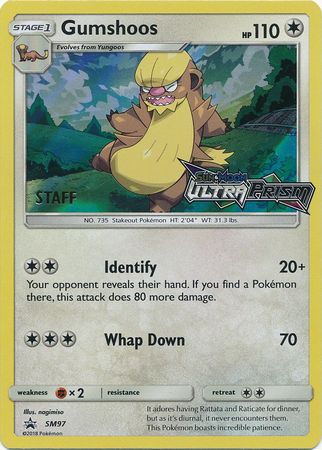 Gumshoos - SM97 (Prerelease) [Staff] - SM Promos Holofoil