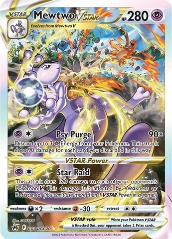 Mewtwo VSTAR GG44/70 - SWSH Crown Zenith Galarian Gallery Holofoil