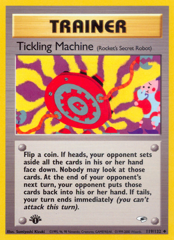 Tickling Machine 119/132 - Gym Heroes 1st Edition