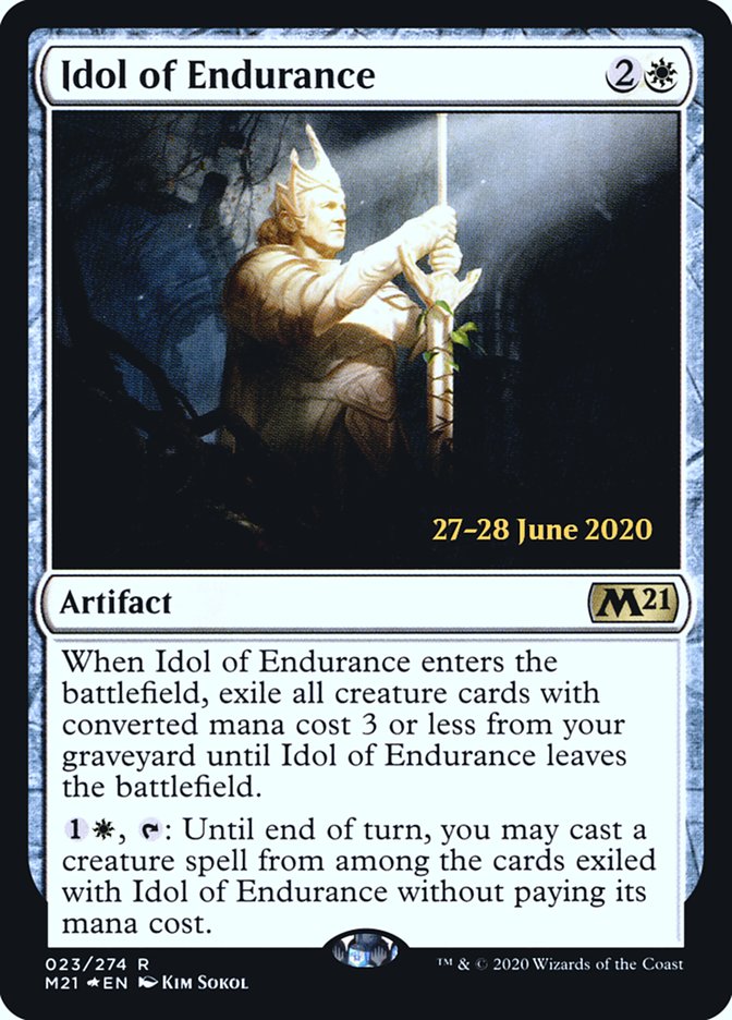 Idol of Endurance (PRE-023) - Core Set 2021 Promos Foil