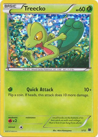 Treecko - 1/12/12 - McDonalds Promos 2015 Holofoil