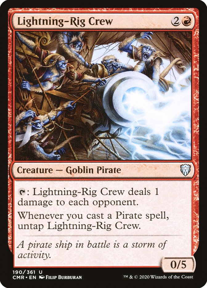 Lightning-Rig Crew (CMR-190) - Commander Legends