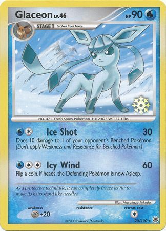 Glaceon - 20/100 - Countdown Calendar Promos