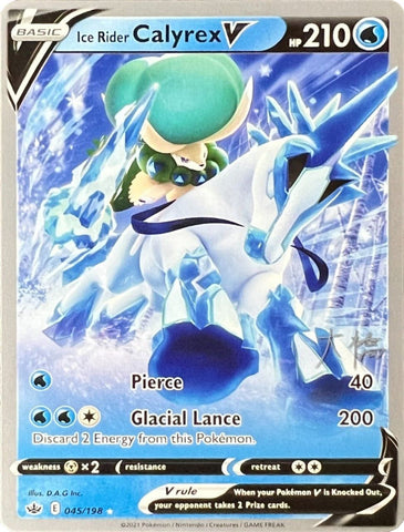 Ice Rider Calyrex V - 2022 (Rikuto Ohashi) 45 - World Championship Decks