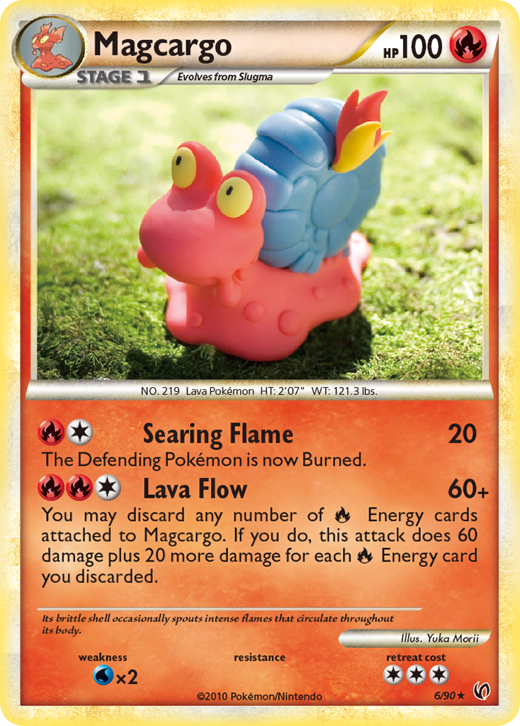 Magcargo/90 - Undaunted Holofoil