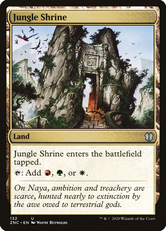 Jungle Shrine (ZNC-132) - Zendikar Rising Commander