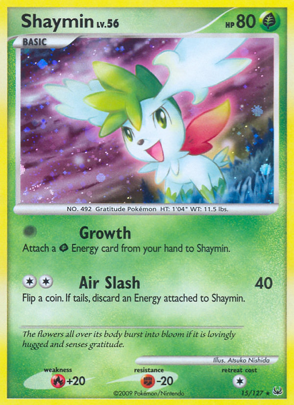 Shaymin (15)/127 - Platinum Holofoil
