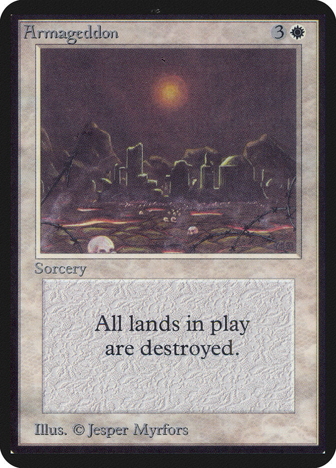Armageddon (LEA-) - Limited Edition Alpha