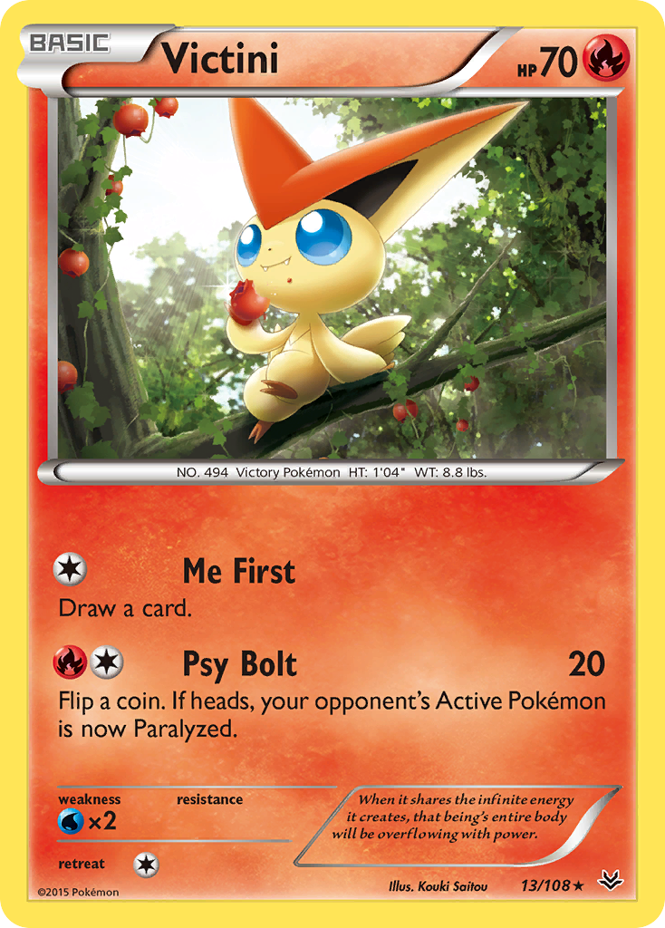 Victini 13/108 - XY  Roaring Skies