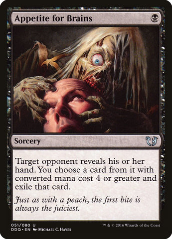 Appetite for Brains (DDQ-051) - Duel Decks: Blessed vs. Cursed