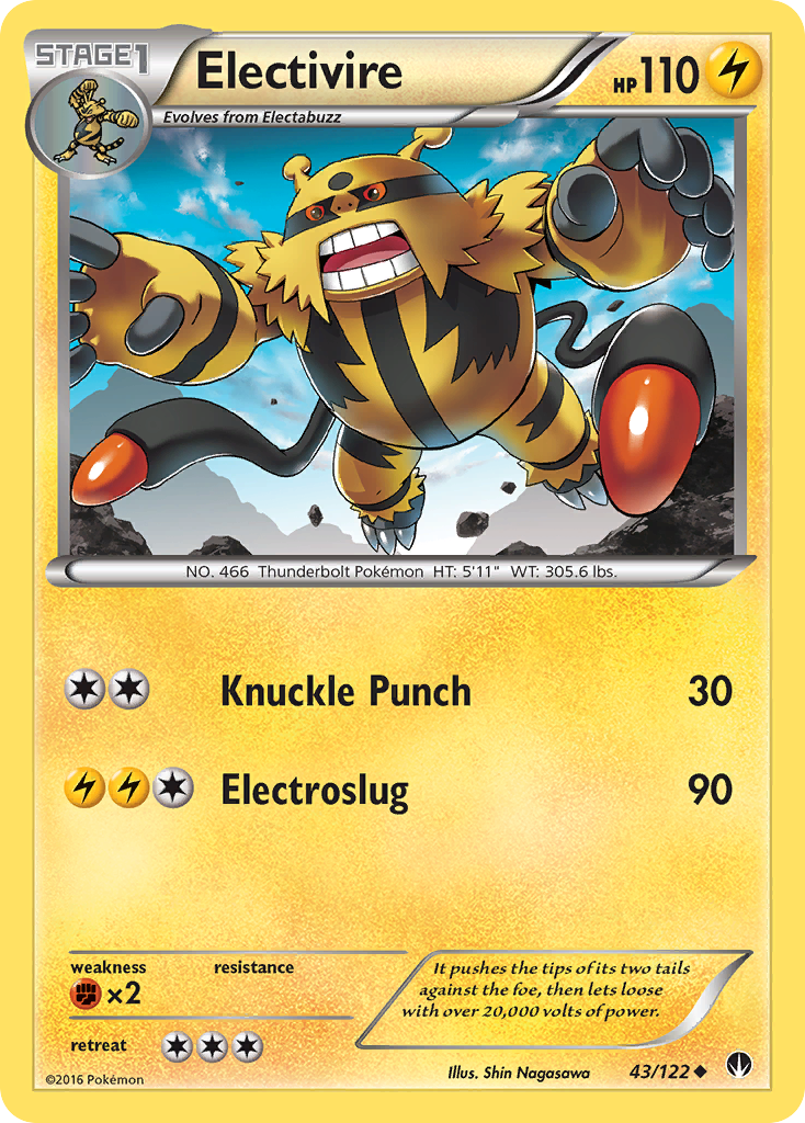 Electivire/122 - XY  BREAKpoint