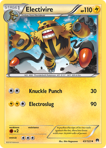 Electivire/122 - XY  BREAKpoint