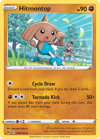 Hitmontop 88/185 - SWSH04 Vivid Voltage