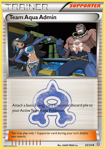 Team Aqua Admin 25/34 - Double Crisis
