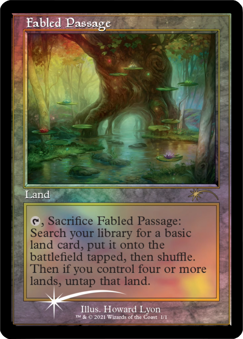 Fabled Passage (Retro Frame) (WPN-001) - Wizards Play Network 2021 Foil