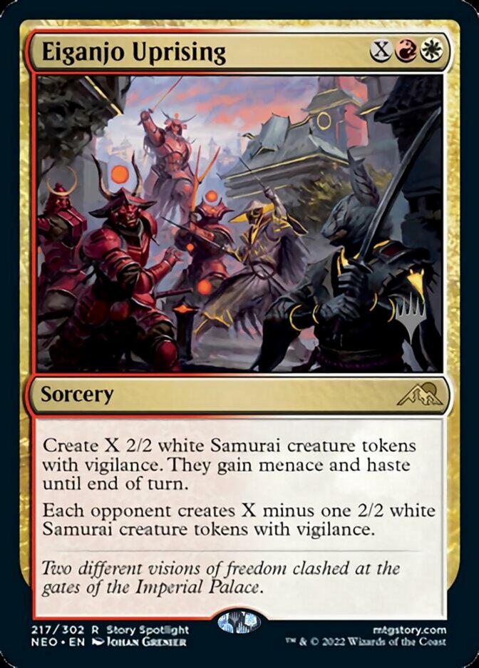 Eiganjo Uprising (PPNEO-217) - Kamigawa: Neon Dynasty Promos