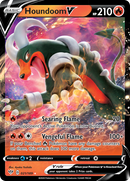 Houndoom V 21/189 - SWSH03 Darkness Ablaze Holofoil