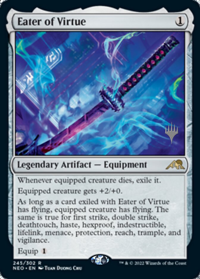 Eater of Virtue (PPNEO-245) - Kamigawa: Neon Dynasty Promos