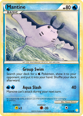 Mantine 45/123 - HeartGold SoulSilver