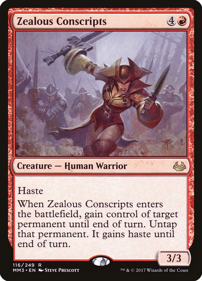 Zealous Conscripts [Modern Masters 2017]