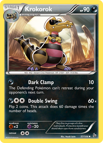 Krokorok 57/106 - XY  Flashfire