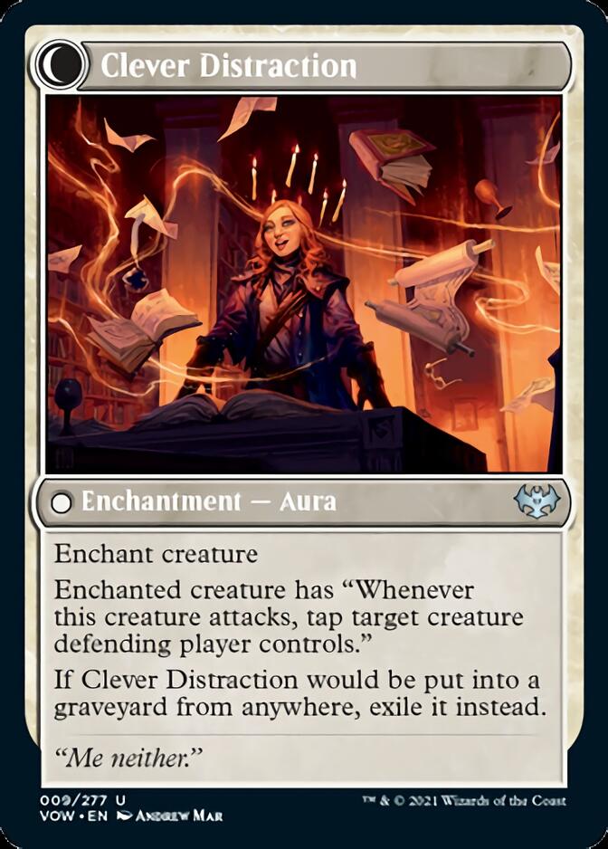 Distracting Geist (VOW-009) - Innistrad: Crimson Vow: (Double Faced Transform)